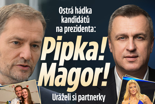 „Pipka! Magorko!“ Kandidáti na prezidenta uráželi i partnerky