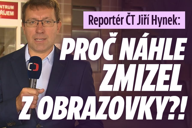 Reportér ČT Jiří Hynek: Proč náhle zmizel z obrazovky?!